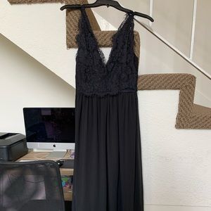 Black gown